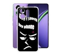YQINHHME Funda para OPPO K13 Turbo Pro (6.80 "), Ultrafina Antichoque y Antiarañazos Protector Case Cover Suave Premium Gel TPU Silicona Bumper Carcasa para OPPO K13 Turbo Pro - No me Toque