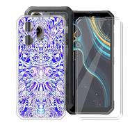 YQINHHME Funda para Oscal Marine 3 (6.56 ") + 2 X Cristal Templado Protector de Pantalla, Antichoque Anti-Arañazos Carcasa Ultrafina Suave TPU Cover Case para Oscal Marine 3 - Imagen de Espejo