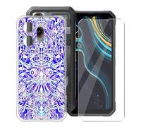 YQINHHME Funda para Oscal Marine 3 (6.56 ") + Protector de Pantalla Cristal Templado, Funda de Silicona Suave Ultrafina Anti-rasguños TPU Carcasa Case para Oscal Marine 3 - Imagen de Espejo
