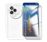 YQINHHME Funda para TCL NxtPaper 60 Ultra (7.2 ") + 4 X Cristal Templado Protector de Pantalla, Antichoque Anti-Arañazos Carcasa Ultrafina Suave TPU Cover Case para TCL NxtPaper 60 Ultra - Clear