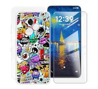 YQINHHME Funda para TCL NxtPaper 60 Ultra (7.2 ") + Protector de Pantalla Cristal Templado, Funda de Silicona Suave Ultrafina Anti-rasguños TPU Carcasa para TCL NxtPaper 60 Ultra - XS40