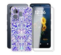 YQINHHME Funda para TCL NxtPaper 70 Pro (6.90 ") + 2 X Cristal Templado Protector de Pantalla, Antichoque Anti-Arañazos Carcasa Ultrafina Suave TPU Case para TCL NxtPaper 70 Pro - Imagen de Espejo