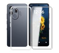 YQINHHME Funda para TCL NxtPaper 70 Pro (6.90 ") + 3 X Cristal Templado Protector de Pantalla, Antichoque Anti-Arañazos Carcasa Ultrafina Suave TPU Cover Case para TCL NxtPaper 70 Pro - Clear