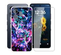 YQINHHME Funda para TCL NxtPaper 70 Pro (6.90 ") + Protector de Pantalla Cristal Templado, Funda de Silicona Suave Ultrafina Anti-rasguños TPU Carcasa Case para TCL NxtPaper 70 Pro - Dinámico
