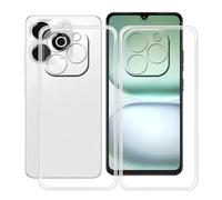 YQINHHME Funda para Umidigi G100x 5G (6.90 "), 2 Pack Ultrafina Anti-Arañazos TPU Back Case Antichoque Suave Silicona Bumper Carcasa para Umidigi G100x 5G - Clear + Transparente