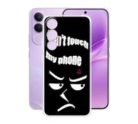 YQINHHME Funda para Vivo V70 FE (6.83 "), Ultrafina Antichoque y Antiarañazos Protector Case Cover Suave Premium Gel TPU Silicona Bumper Carcasa para Vivo V70 FE - No me Toque