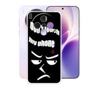 YQINHHME Funda para Vivo X300s (6.78 "), Ultrafina Antichoque y Antiarañazos Protector Case Cover Suave Premium Gel TPU Silicona Bumper Carcasa para Vivo X300s - No me Toque