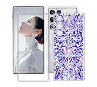 YQINHHME Funda para ZTE Nubia RedMagic 11 Air (6.85 ") + 2 X Cristal Templado, Antichoque Anti-Arañazos Carcasa Ultrafina Suave TPU Cover Case para ZTE Nubia RedMagic 11 Air - Imagen de Espejo