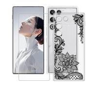 YQINHHME Funda para ZTE Nubia RedMagic 11 Air (6.85 ") + Protector de Pantalla Cristal Templado, Funda de TPU Suave Ultrafina Anti-rasguños Carcasa para ZTE Nubia RedMagic 11 Air - WM108