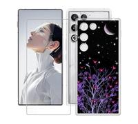 YQINHHME Funda para ZTE Nubia RedMagic 11 Air (6.85 ") + Protector de Pantalla Cristal Templado, Funda de TPU Suave Ultrafina Anti-rasguños Carcasa para ZTE Nubia RedMagic 11 Air - Noche Tranquila