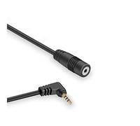 YQMAJIM Cable de extensión para cámara de visión trasera de coche, 2,5 mm, macho a hembra