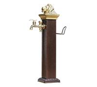 YQMHEZ Columna de Agua for Jardín, Columna de Grifo Exterior, Hidrante Vertical c Tubería Anticongelante, Grifo de Jardín, Ideal for Villas, Lavaderos de Autos Y Patios(112cm/44in)
