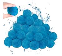 YQNISCU Bolas de Filtro de Piscina for Filtro de, 1,5 Libras de Fibra ecológica Que Ayuda a Mantener Las Piscinas limpias, sin obstrucciones y natación Reutilizable -