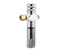 YQNISCU Cargador de nitrógeno, 0-30PSI Mini Cargador de nitrógeno Goteo Nitro Preparación en frío Regulador de café holandés Conector de Gas for Recarga de café Helado(Tipo 1)(Type 2)
