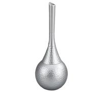 YQNISCU Juego de escobilla y Soporte for Inodoro, cerdas Suaves, Mango Largo, escobilla y Soporte for Inodoro, Mango cómodo Desmontable for Accesorios de baño, Herramientas de Limpieza, Plateado