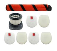 YQNISCU Kit de filtro de espuma for cepillo de rodillo de piso for aspiradora SHARK IC300 IZ251UK IZ201UK IZ102: 1 cepillo de rodillo, 1 elemento filtrante, 3 filtros de algodón.