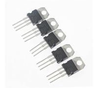 YQNISCU Regulador de Voltaje de 5 Piezas LM317T L7805CV L7809CV L7812CV 1.5A TO220 Circuitos Integrados (5 Piezas L7812CV)(5pcs LM317T)