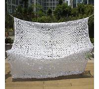 YQOLG87 Camping Camo Net,Red de Camuflaje Blanca,Red De Sombra para Jardín,Toldos de Camuflaje de Secado Rápido,para Decoraciones para Fiestas Picnic al Aire Libre,Redes Anti-UV,6x6m(20 * 20ft)-A