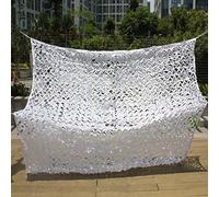 YQOLG87 Camping Camo Net,Red de Camuflaje Blanca,Red De Sombra para Jardín,Toldos de Camuflaje de Secado Rápido,para Decoraciones para Fiestas Picnic al Aire Libre,Redes Anti-UV,6x10m(20 * 33ft)-A