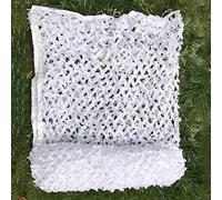 YQOLG87 Red de Camuflaje Blanco Anti-UV,Toldos de Camuflaje para Decoración,Malla Sombra Jardín 2x3m,1.5x2m,4x5m,6x10m Más Fácil de Colgar Red de Protección Solar,Personalizar,3x3m(10 * 10ft)-A