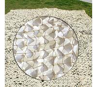 YQOLG87 Red de Camuflaje Reforzada,Red de protección Solar para Exteriores, Anti-UV,Doble Capa,150D Ligera y Duradera,2x4m 3x6m 7x5m Personalizada (Blanco cremoso),4x6m(13 * 20ft)-A