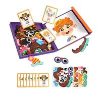 Yqooup Juego De Vestir Magnético | Puzles con Personajes - Juguete para Aprender a Vestirse | para Niñas De 3 A 6 Años Juego De Imitación Preescolar Regalo