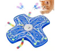 Yqooup Juguete para gatos - Rascador automático silencioso que se mueve oculto, juguete para gatos en movimiento, para cumpleaños, Navidad, Halloween, juego, ejercicio, entrenamiento de