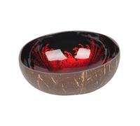 Yqqhrbm Bol de Almacenamiento de 12 Cm de Diámetro, Ideal para Frutas, Secos, Dulces, Decoración Artística, Llaves, Snacks Secos, Bol para Llaves, Rojo, Individual