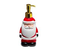 Yqqhrbm Dispensador de Jabón de Manos con Papá Noel, Recipiente, Decoración Navideña, Bonito, Creativo, Dispensador de Loción Vacío para La Encimera