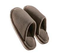 YQQYMBD Zapatillas de Algodon Zapatillas De Algodón De Gran Tamaño para Hombres En El Hogar De Otoño E Invierno Invierno Inicio Interior Piso De Madera De Madera Gruesas-Gris Profundo-47-48