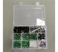 YQSD Tornillos Y Pernos De Motocicleta para Kawasaki ZX6R 2010 ZX6R/636 ZX636 ZX-6R 2007-2016 Kit De Tornillos Tuercas De Fijación para Carenado Tornillos del carenado(Verde)