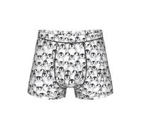 YQTGBCED Cute Baby Penguins Sketch Print - Calzoncillos tipo bóxer para hombre, ropa interior para hombre, cómodos bóxers para hombre, ideales para capa base, Negro, XXL