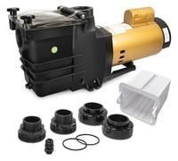 YQVEOT Bomba de Diafragma, Bomba de Piscina de 1,5, SPA de Alto Flujo sobre Suelo, Velocidad Variable NPT de 2", Accesorio de 230 V Incluido para Caravanas Barcos Jardín