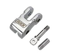 YQVEOT Cabrestante Elevador Montacargas eléctrico RC Gancho de Remolque de Mancha de Metal de automóviles for 1/10 RC Axial de la Oruga(1PCS Silver)