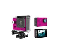 YQVEOT Cámara de acción Cámara subacuática Ultra HD H9R 12MP 2 Pulgadas LCD 30M Impermeable 170D Control Remoto Bicicleta cámara de vídeo cámara Deportiva al Aire Libre(H9R 0ption4,Rot)