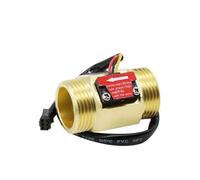 YQVEOT Caudalimetro Agua YF-B10 G1 Medidor De Flujo De Interruptor De Sensor De Flujo De Agua DN25 For Conexión De Cable Industrial DC3.5~24V para medición precisa de tuberías