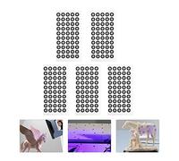 YQVEOT Escaneo de Puntos de Marcado Punto 3D Puntos de Referencia Reflectantes Escáner de película Marcado Marcador Escáneres de posicionamiento Reflexión de escaneo Útil para escáneres 3D