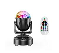 YQVEOT Luces Discoteca LED, Luces de Escenario con Control Remoto USB, decoración de Boda, Luces de DJ, Cabezas móviles, Bar, KTV, Luces de Fiesta, Luces de Festival de Halloween(with Remote)