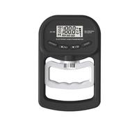 YQVEOT Medidor de Fuerza Digital, Dinamómetro de Mano Digital Medidor de medición de Fuerza de Agarre Captura automática Potencia de Agarre Manual electrónico 396 LB / 180 kg(Nero)