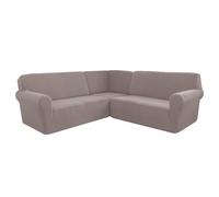 YQWUIJS Fundas de sofá en Forma de L, Funda de sofá seccional, Suave, Gruesa, elástica, Lavable a máquina, Funda de sofá de Esquina para el hogar, cafetería, Club, Restaurante, 7 plazas, Color D