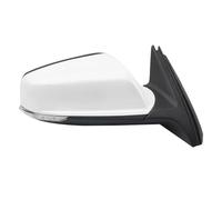 YQXMYGS Compatible con Chevrolet Malibu 2010-2018, conjunto de espejo retrovisor for automóvil, accesorios, espejo calefactable plegable eléctrico automático con luz.(White 7 Wire Right)