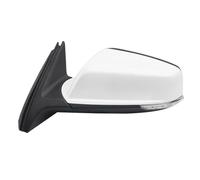 YQXMYGS Compatible con Chevrolet Malibu 2010-2018, conjunto de espejo retrovisor for automóvil, accesorios, espejo calefactable plegable eléctrico automático con luz.(White 7 Wire Left)