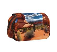 YQxwJL Arches National Park - Estuche organizador de lápices con impresión estándar, gran capacidad, portátil, con cremallera, para oficina y hogar