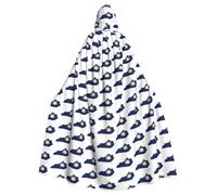 YQxwJL Bata con estampado de mapa de la bandera del estado de Kentucky, regalo de carnaval para hombres y mujeres, capa medieval con capucha, ropa de abrigo