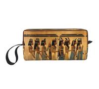 YQxwJL Bolsa de cosméticos de viaje con estampado antiguo de Egipto, regalos para mujeres, bolsas de maquillaje portátiles para mujeres, madre y hermana, Blanco, Talla única