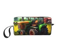 YQxwJL Bolsa de cosméticos de viaje con estampado de tractor de granja de fantasía, regalos para mujeres, bolsas de maquillaje portátiles para mujeres, madre y hermana, Blanco, Talla única