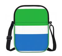 YQxwJL Bolso bandolera pequeño con estampado de bandera de Sierra Leona para mujer, mini bolso bandolera para viajes, correr, teléfono, mochila de hombro