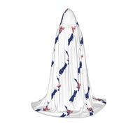 YQxwJL Capa larga con capucha para adolescentes, con diseño de mapa de la bandera de Nueva Zelanda, disfraz de bruja, vampiro, bruja, mago