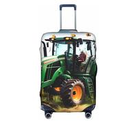 YQxwJL Company Farm Tractor - Funda elástica para equipaje de viaje, para maleta de 18 a 32 pulgadas, Blanco, Small