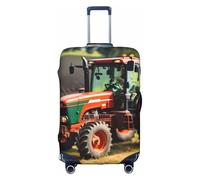 YQxwJL Company Farm Tractors - Funda elástica para equipaje de viaje, para maleta de 18 a 32 pulgadas, Blanco, Small